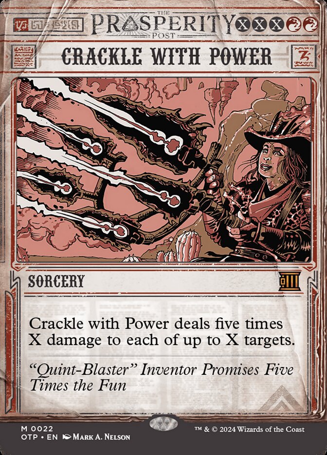 Crackle with Power 22 (Outlaws of Thunder Junction: Breaking News)  - Showcase