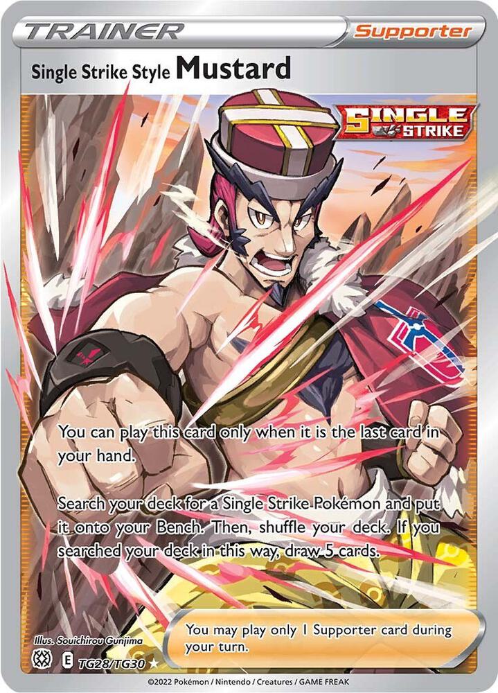 Single Strike Style Mustard TG28/TG30 (SWSH09: Brilliant Stars Trainer Gallery)  - Holofoil