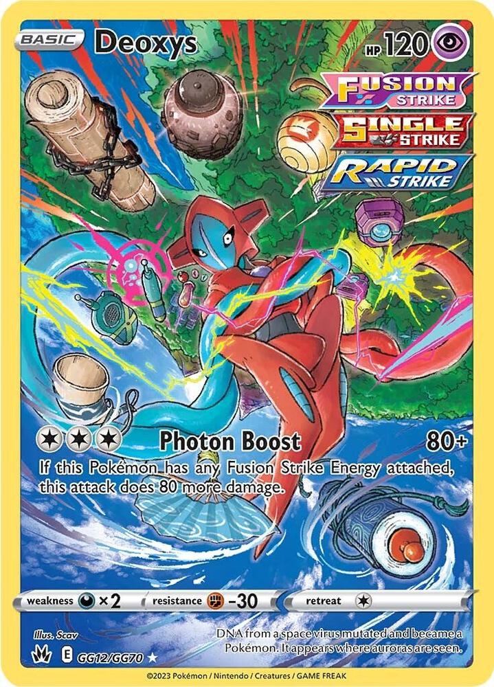 Deoxys GG12/GG70 (SWSH: Crown Zenith: Galarian Gallery)  - Holofoil