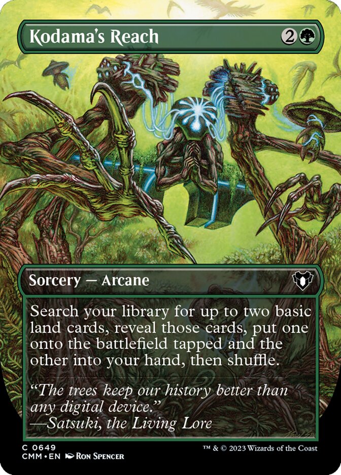Kodama's Reach 649 (Commander Masters)  - Borderless Foil