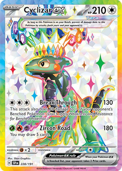 Cyclizar ex 228/191 (SV08: Surging Sparks)  - Holofoil