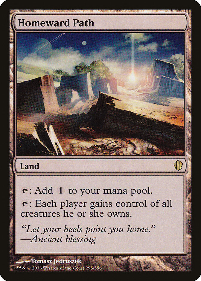 Homeward Path 295/356 (Commander 2013) 