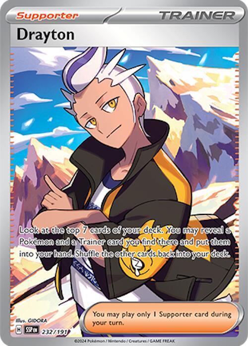 Drayton 232/191 (SV08: Surging Sparks)  - Holofoil