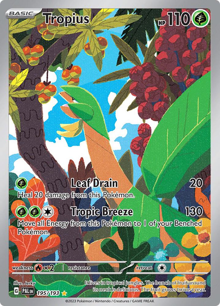 Tropius 195/193 (SV02: Paldea Evolved)  - Holofoil