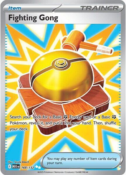 Fighting Gong 168/132 (ME01: Mega Evolution)  - Holofoil