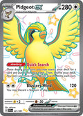 Pidgeot ex 221/091 (SV: Paldean Fates)  - Holofoil