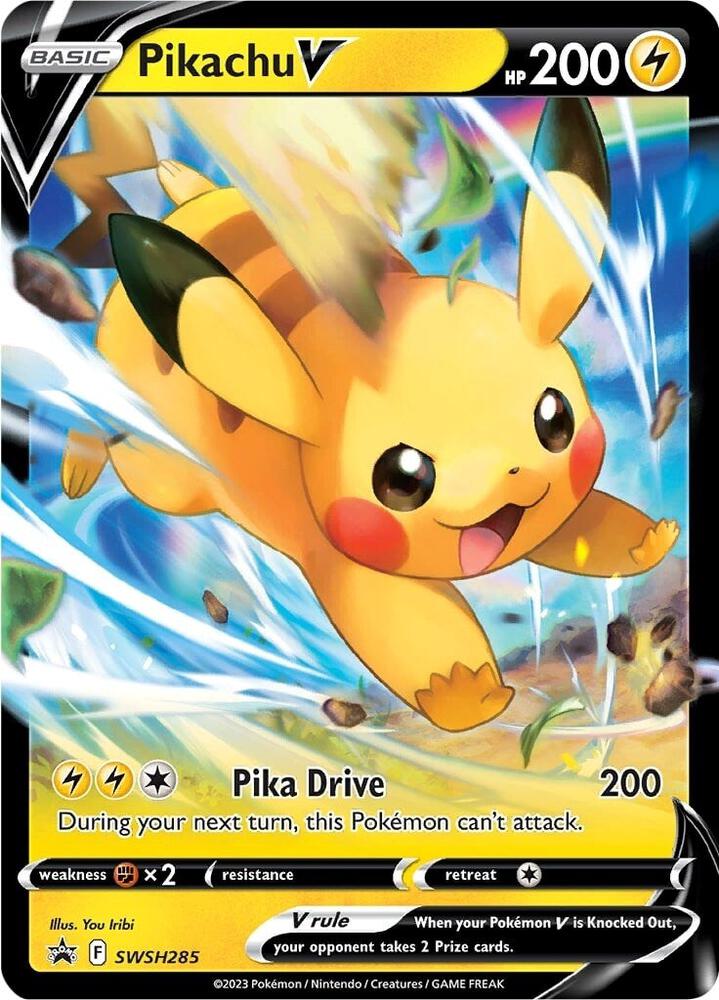 Pikachu V SWSH285 (SWSH: Sword & Shield Promo Cards)  - Holofoil