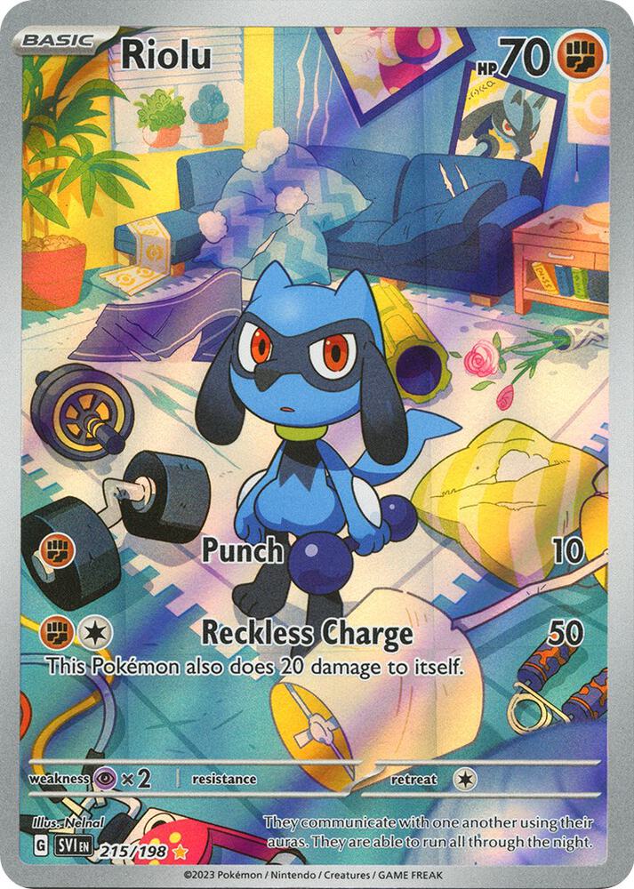 Riolu 215/198 (SV01: Scarlet & Violet Base Set)  - Holofoil