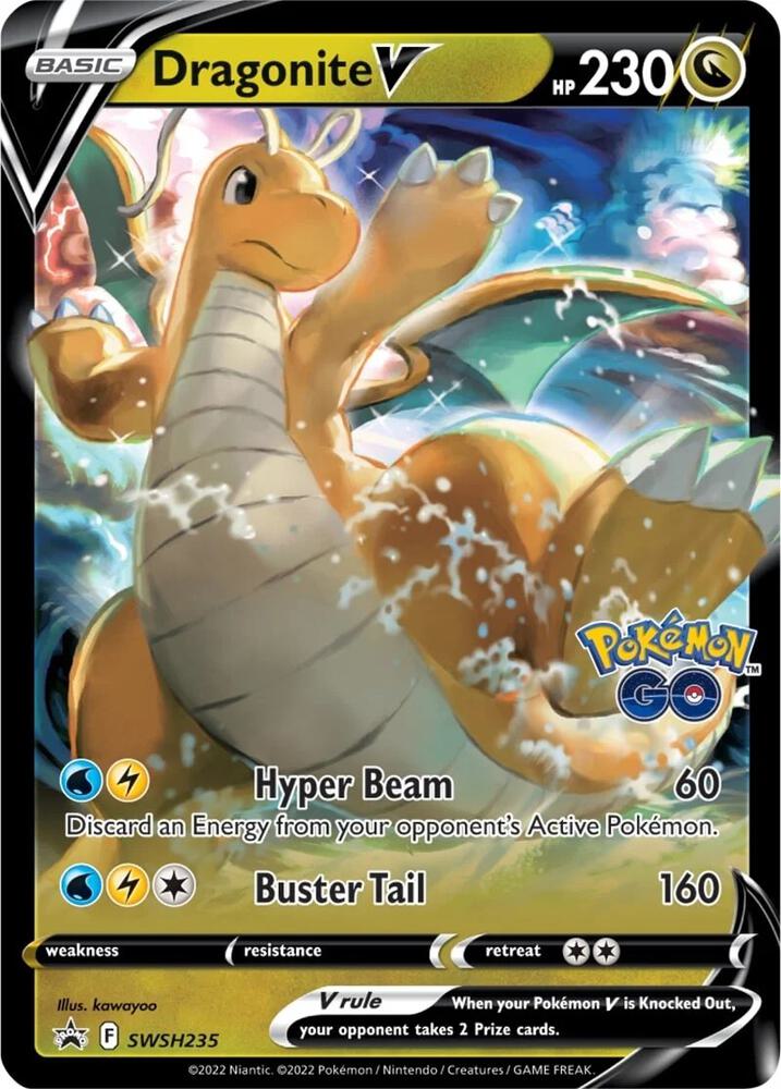 Dragonite V SWSH235 (SWSH: Sword & Shield Promo Cards)  - Holofoil