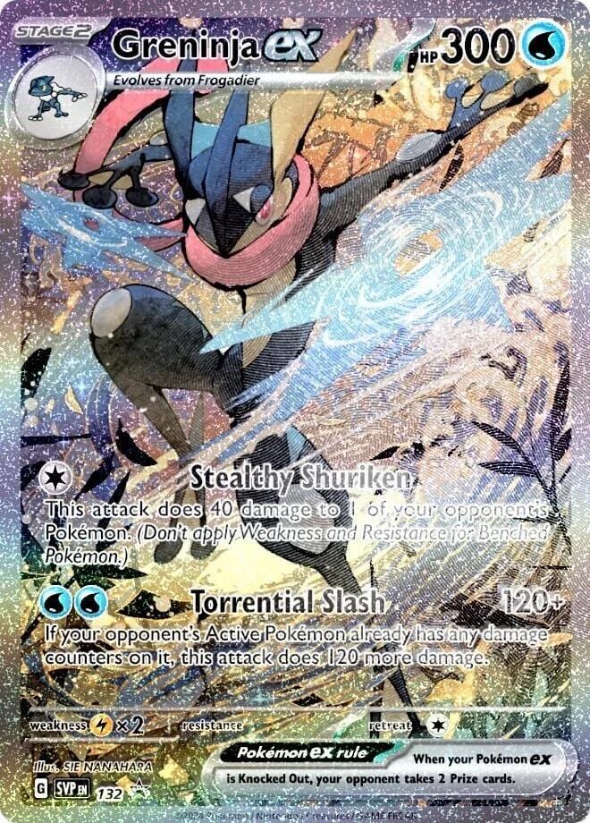 Greninja ex 132 (SV: Scarlet & Violet Promo Cards)  - Holofoil