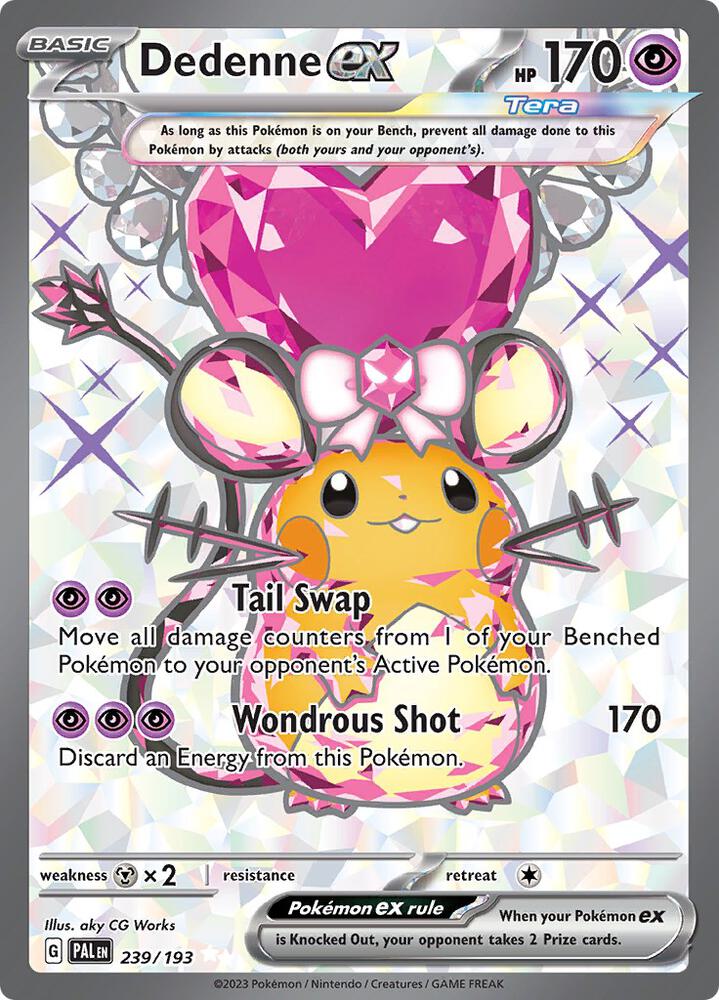 Dedenne ex 239/193 (SV02: Paldea Evolved)  - Holofoil