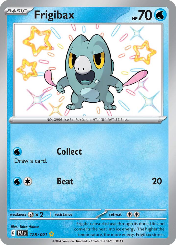 Frigibax 128/091 (SV: Paldean Fates)  - Holofoil