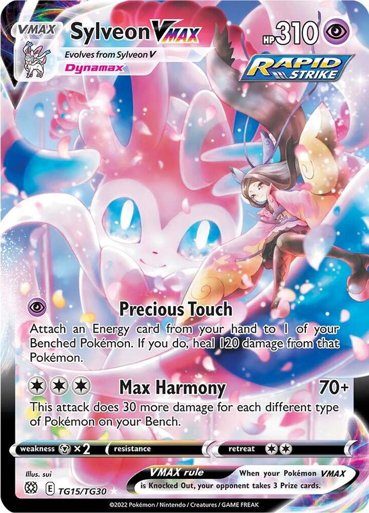 Sylveon VMAX TG15/TG30 (SWSH09: Brilliant Stars Trainer Gallery)  - Holofoil