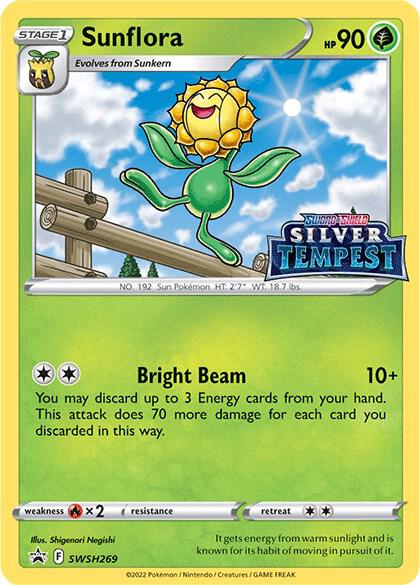 Sunflora Prerelease SWSH269 (SWSH: Sword & Shield Promo Cards)  - Holofoil