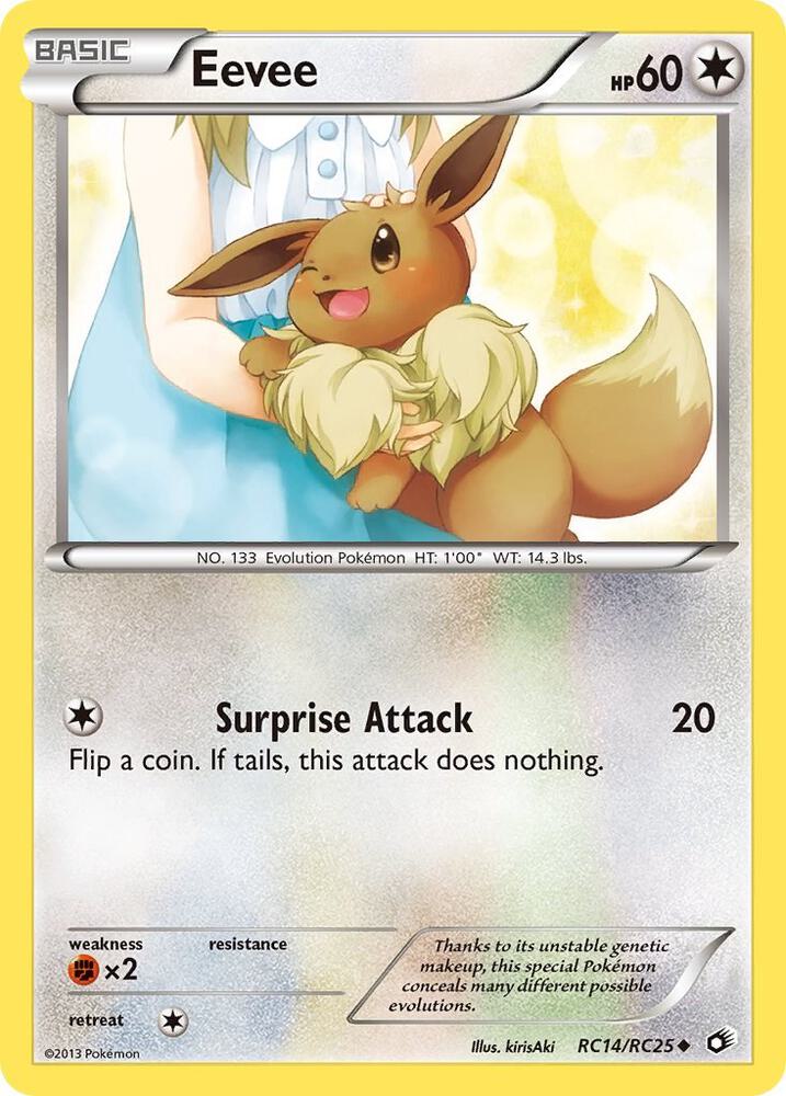 Eevee RC14/RC25 (Legendary Treasures: Radiant Collection)  - Holofoil