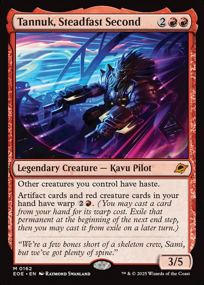 Tannuk, Steadfast Second 162/276 (Edge of Eternities) 