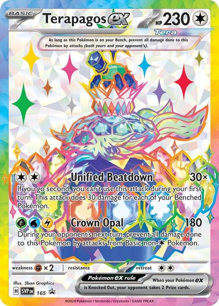 Terapagos ex 165 (SV: Scarlet & Violet Promo Cards)  - Holofoil
