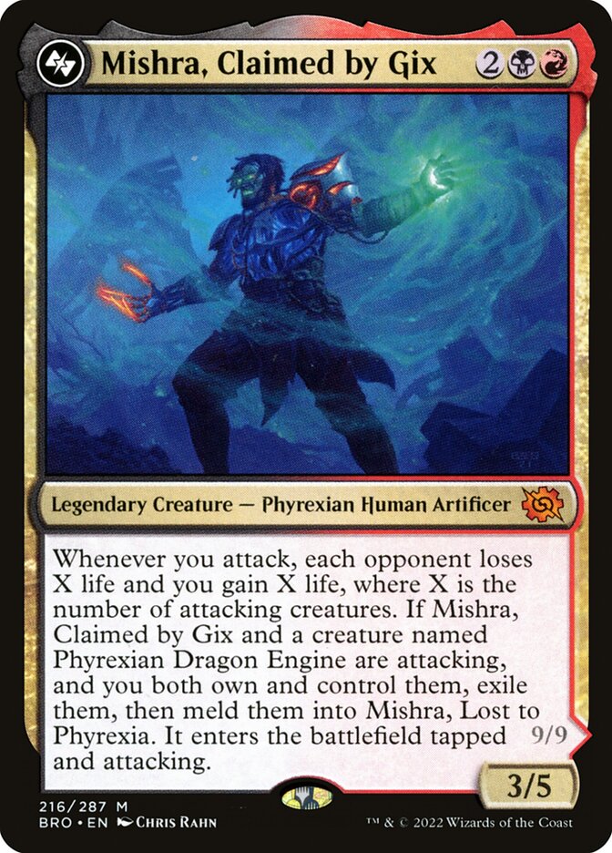 Mishra Claimed by Gix 216 (The Brothers' War) 