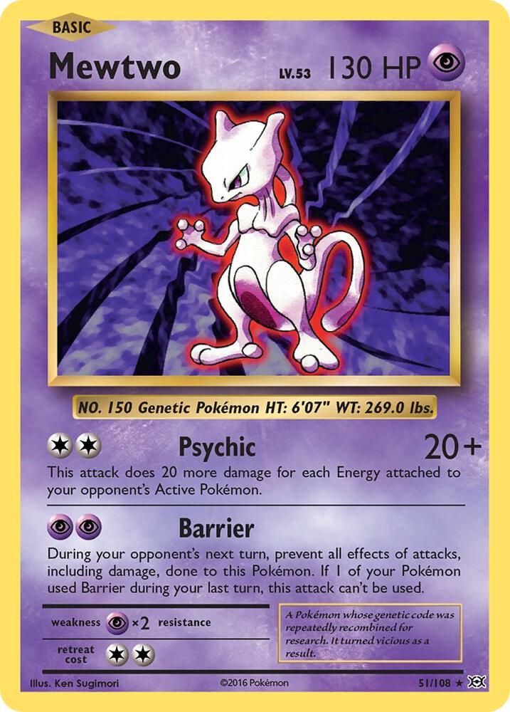 Mewtwo 51/108 (XY - Evolutions) 