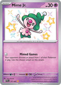 Mime Jr. 157/091 (SV: Paldean Fates)  - Holofoil