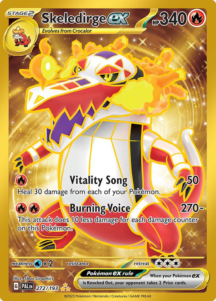 Skeledirge ex 272/193 (SV02: Paldea Evolved)  - Holofoil