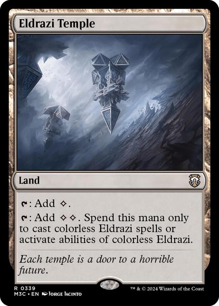 Eldrazi Temple 339/411 (Commander: Modern Horizons 3)  - Ripple Foil