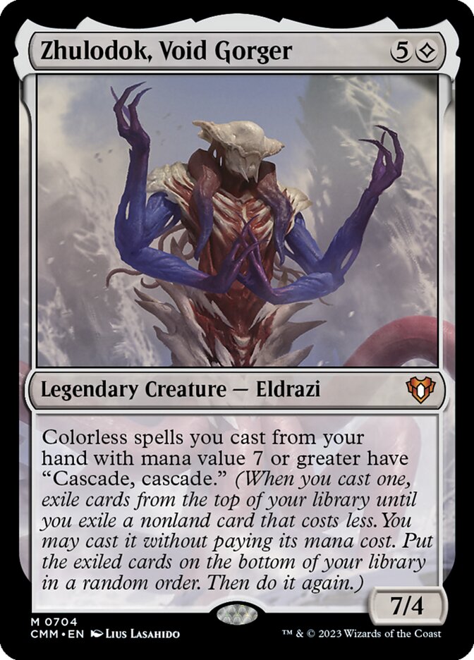 Zhulodok, Void Gorger 704 (Commander Masters)  - Foil