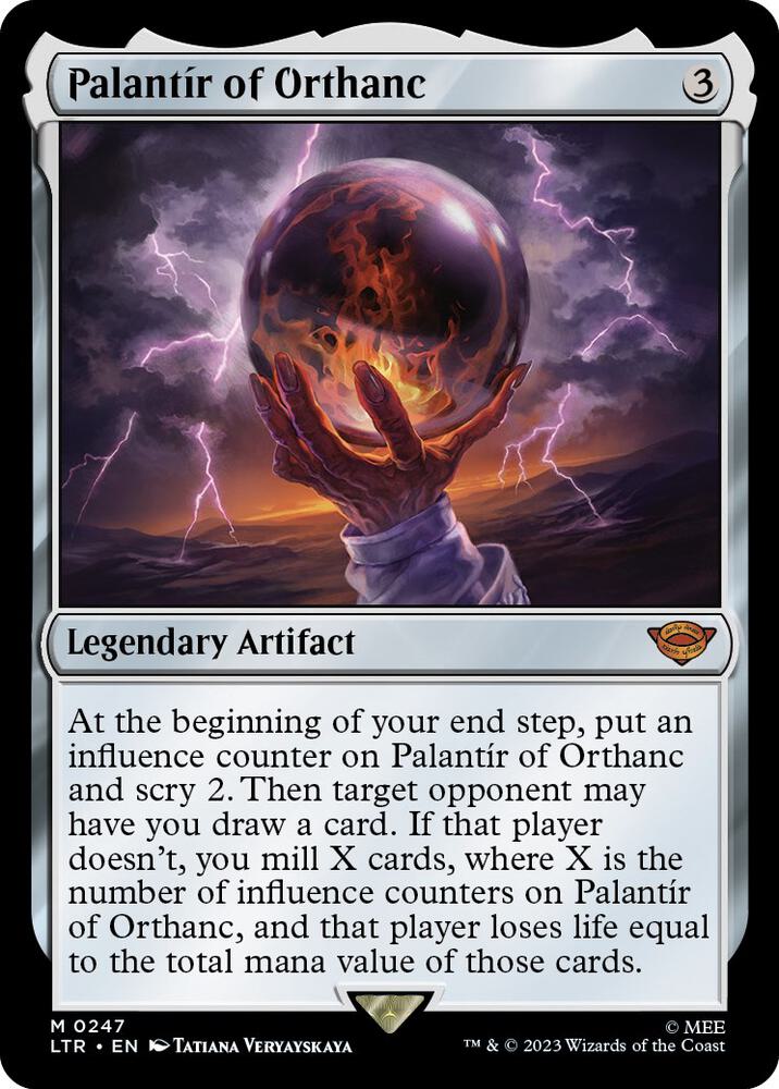 Palantír of Orthanc 247 (Universes Beyond: The Lord of the Rings: Tales of Middle-earth)  - Foil