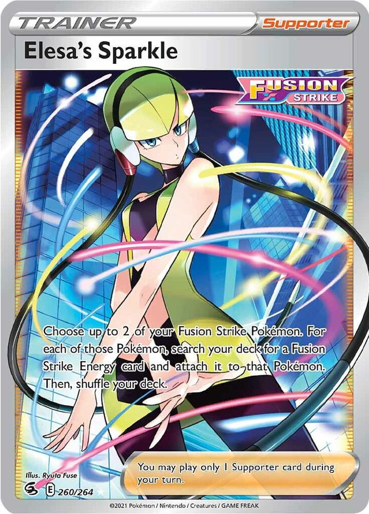 Elesas Sparkle 260/264 (SWSH08: Fusion Strike)  - Holofoil