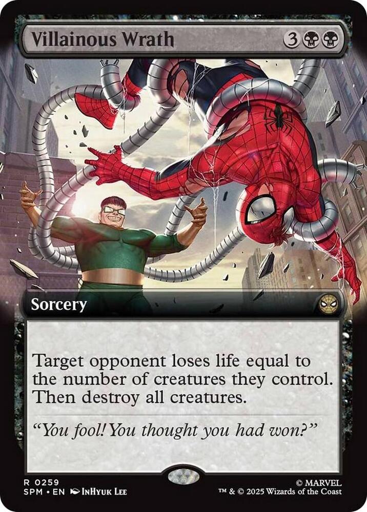 Villainous Wrath 259/198 (Marvel's Spider-Man)  - Extended Art