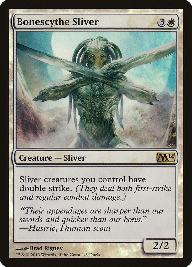 Bonescythe Sliver 1/3 (Media Promos)  - Foil