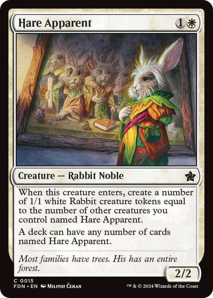 Hare Apparent 15 (Foundations)  - Foil