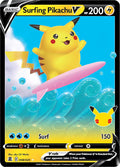 Surfing Pikachu V 008/025 (Celebrations)  - Holofoil