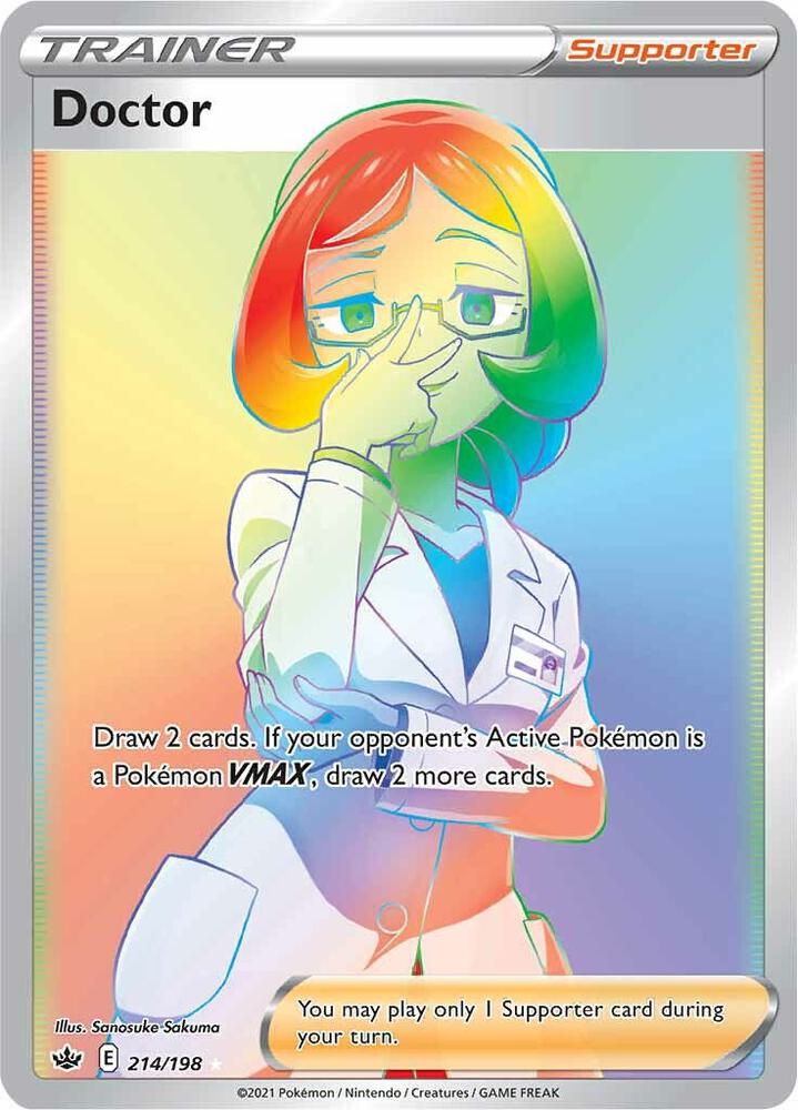 Doctor Secret 214/198 (SWSH06: Chilling Reign)  - Holofoil