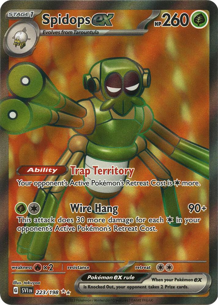 Spidops ex 223/198 (SV01: Scarlet & Violet Base Set)  - Holofoil