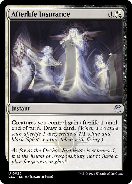Afterlife Insurance 23/284 (Ravnica: Clue Edition) 