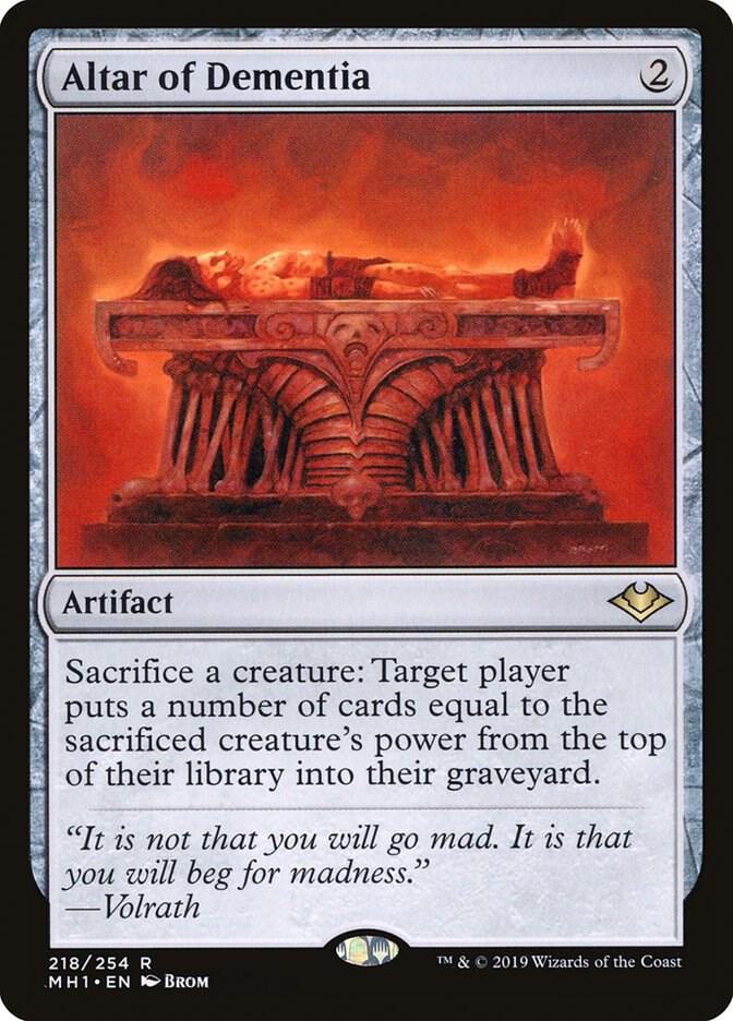 Altar of Dementia 218 (Modern Horizons)  - Foil