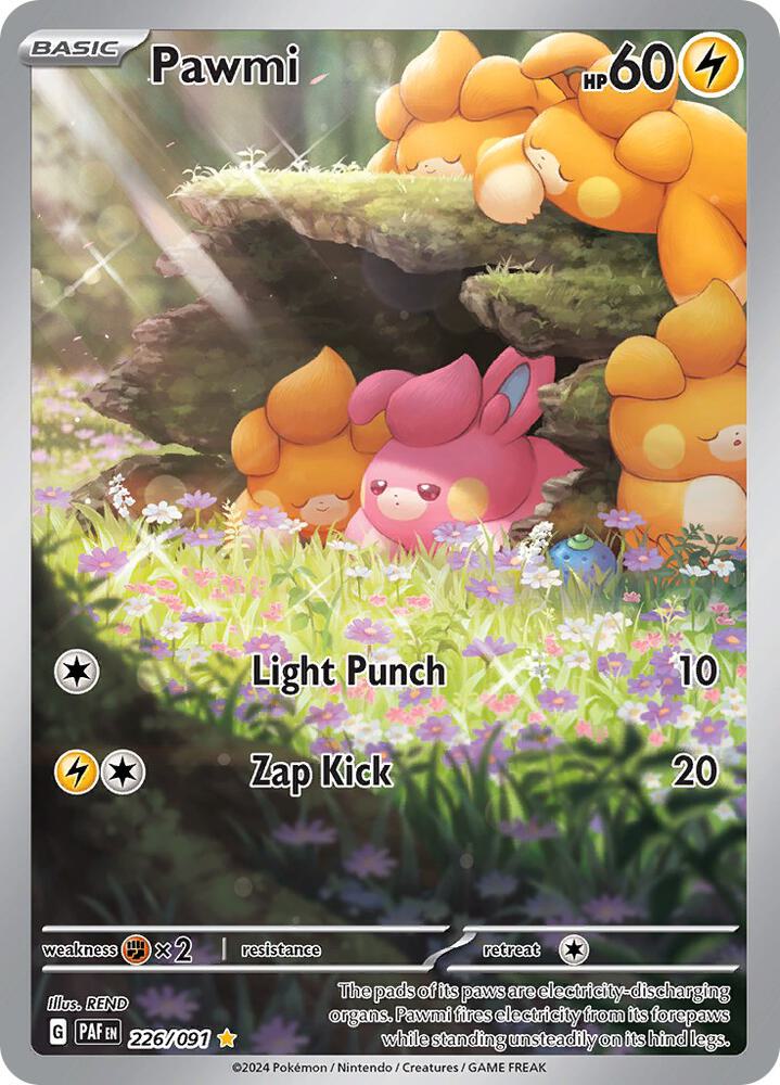 Pawmi 226 091 226/091 (SV: Paldean Fates)  - Holofoil