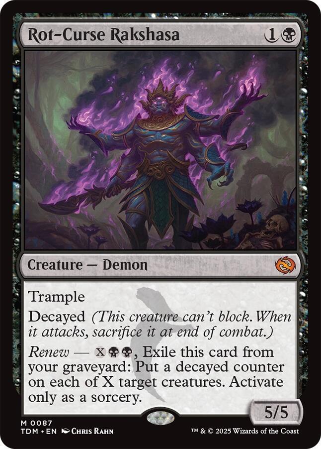 Rot-Curse Rakshasa 87 (Tarkir: Dragonstorm) 