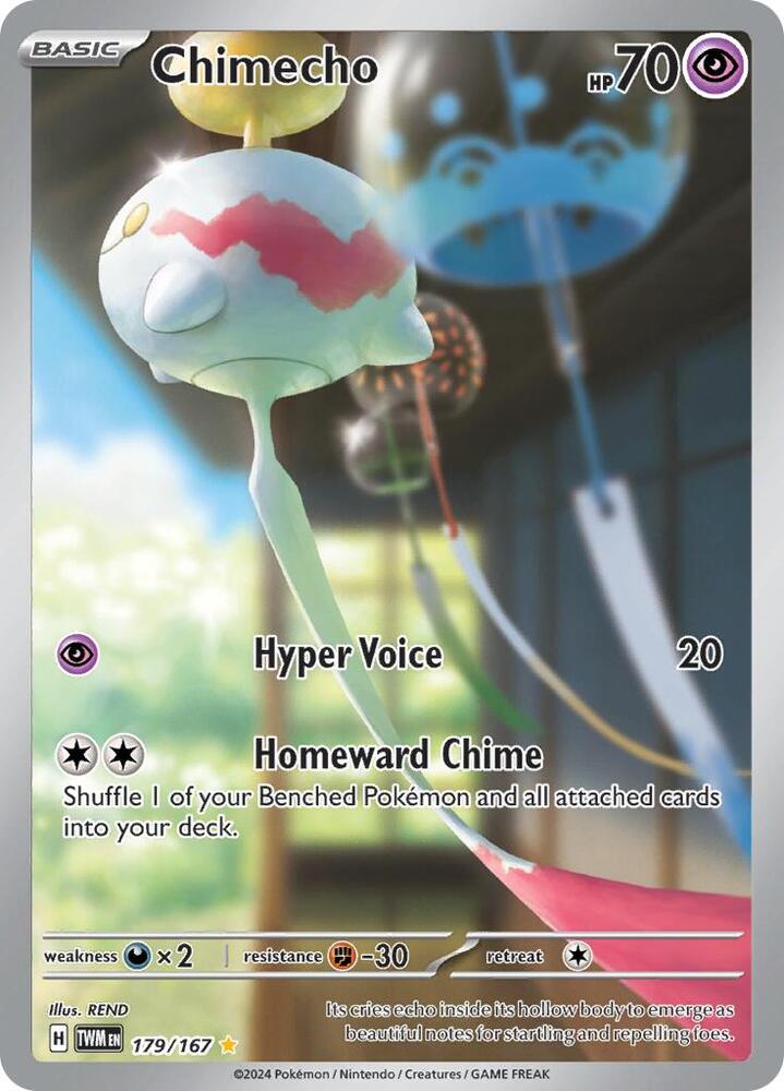 Chimecho 179/167 (SV06: Twilight Masquerade)  - Holofoil