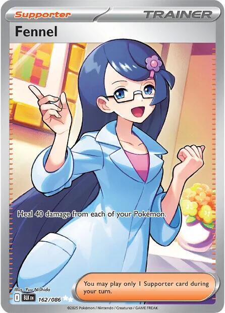 Fennel 162/086 (SV: Black Bolt)  - Holofoil
