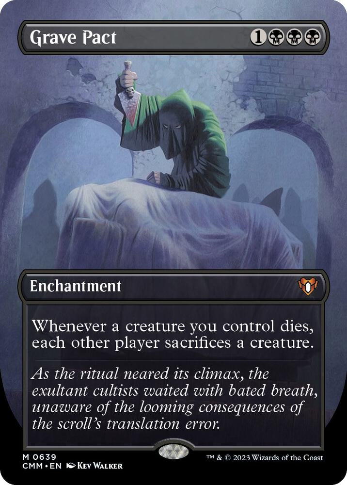 Grave Pact 639/451 (Commander Masters)  - Borderless Foil