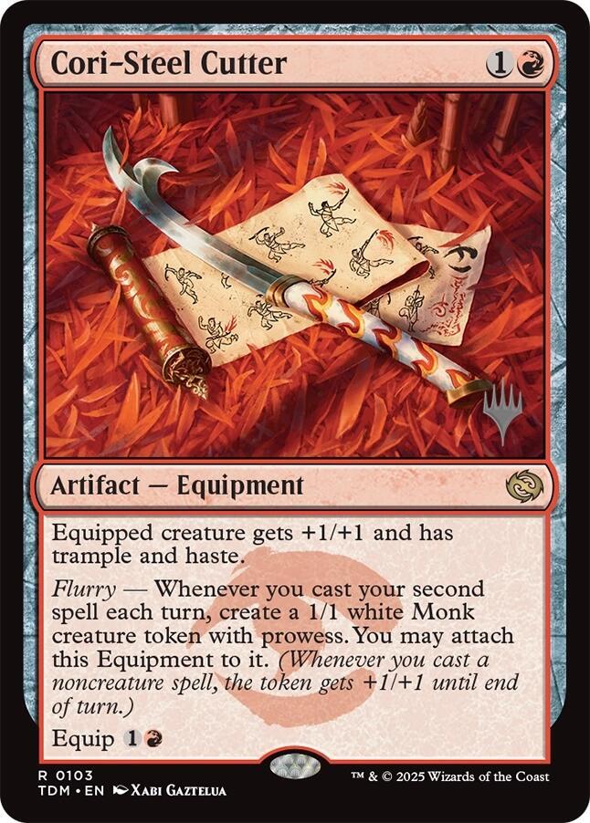 Cori-Steel Cutter 103 (Promo Pack: Tarkir: Dragonstorm) 
