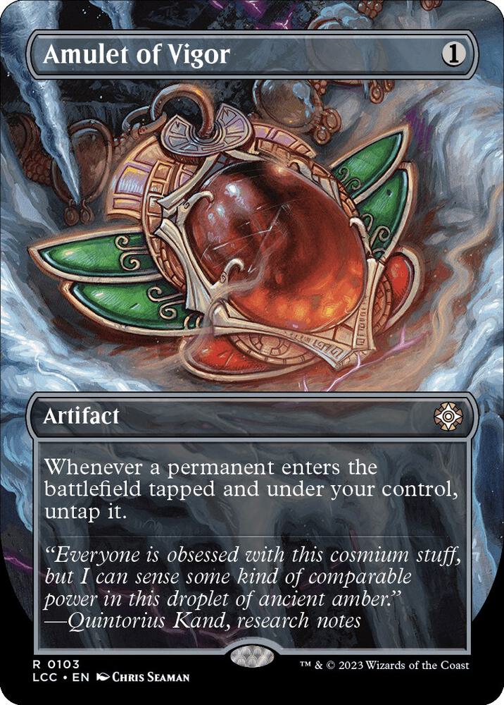 Amulet of Vigor 103/370 (Commander: The Lost Caverns of Ixalan)  - Borderless
