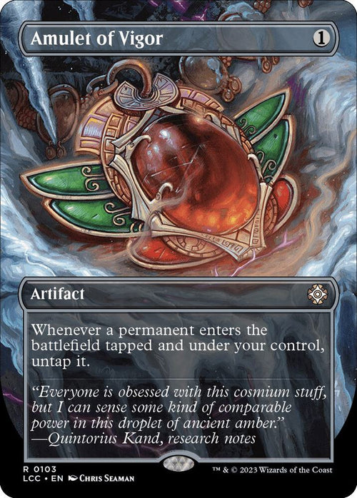 Amulet of Vigor 103/370 (Commander: The Lost Caverns of Ixalan)  - Borderless
