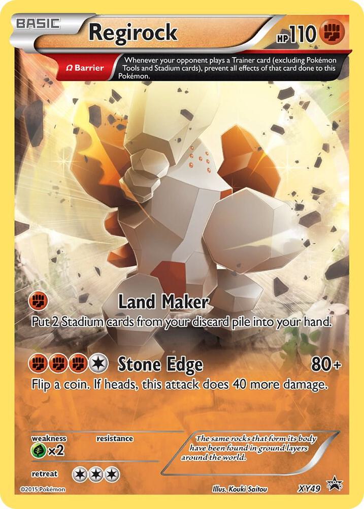 Regirock XY49 (XY Promos)  - Holofoil
