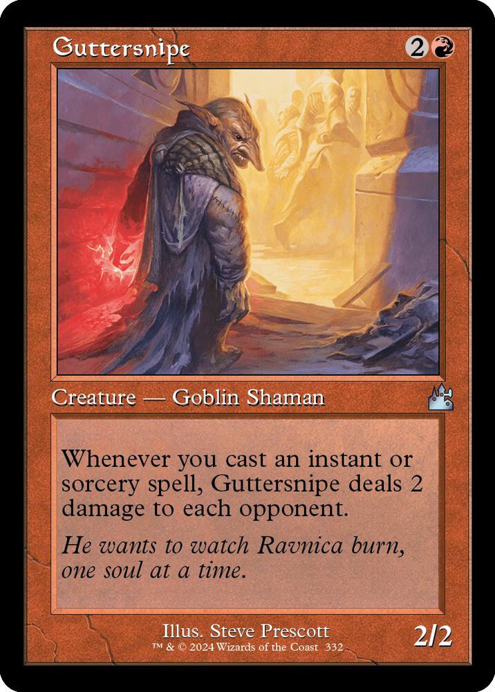 Guttersnipe 332 (Ravnica Remastered)  - Retro