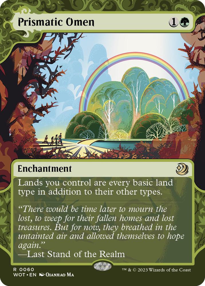 Prismatic Omen 60 (Wilds of Eldraine: Enchanting Tales)  - Showcase