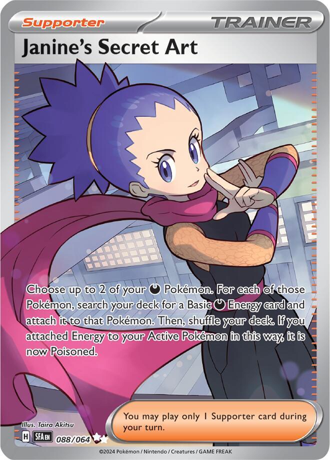 Janine's Secret Art 088/064 (SV: Shrouded Fable)  - Holofoil