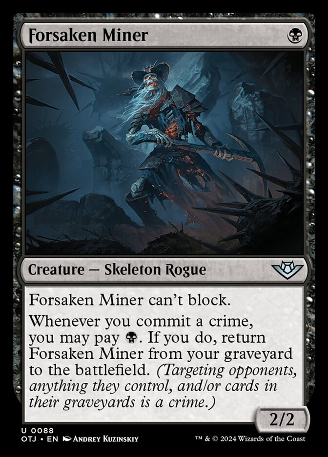 Forsaken Miner 88/286 (Outlaws of Thunder Junction) 